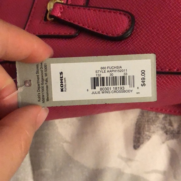 Pink Crossbody Julie Wing Crossbody NWT - Picture 7 of 7
